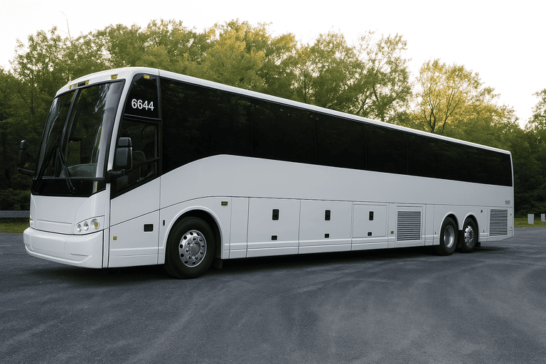 exterior of Bethlehem Minibus Company coach bus