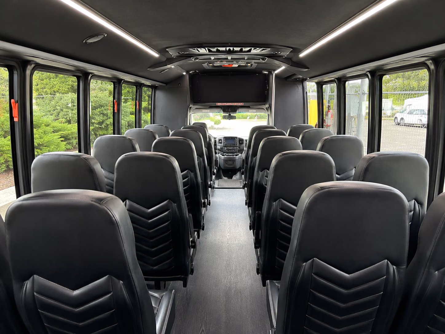 bethlehem 18 passenger minibus inside
