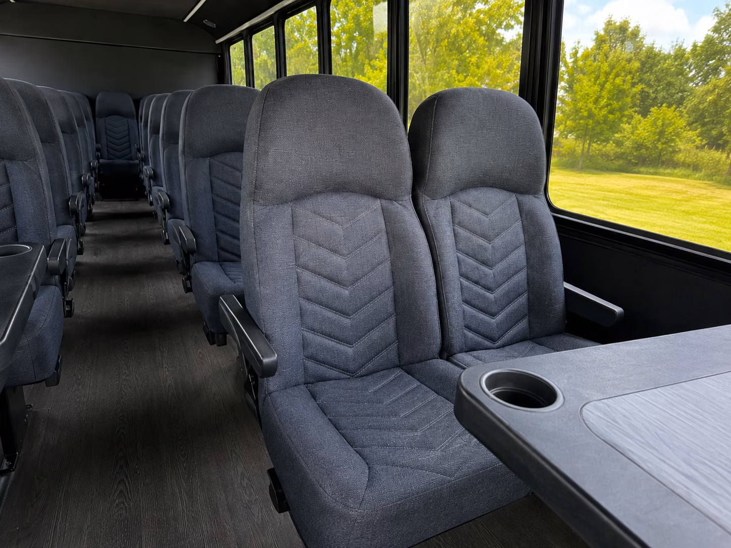 bethlehem 20 passenger minibus inside