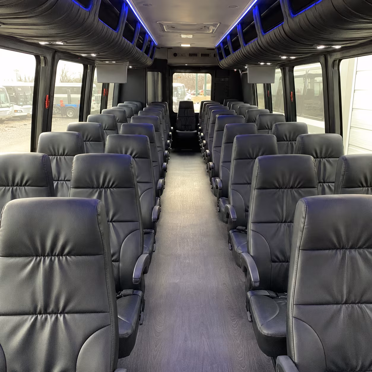 bethlehem 30 passenger minibus inside