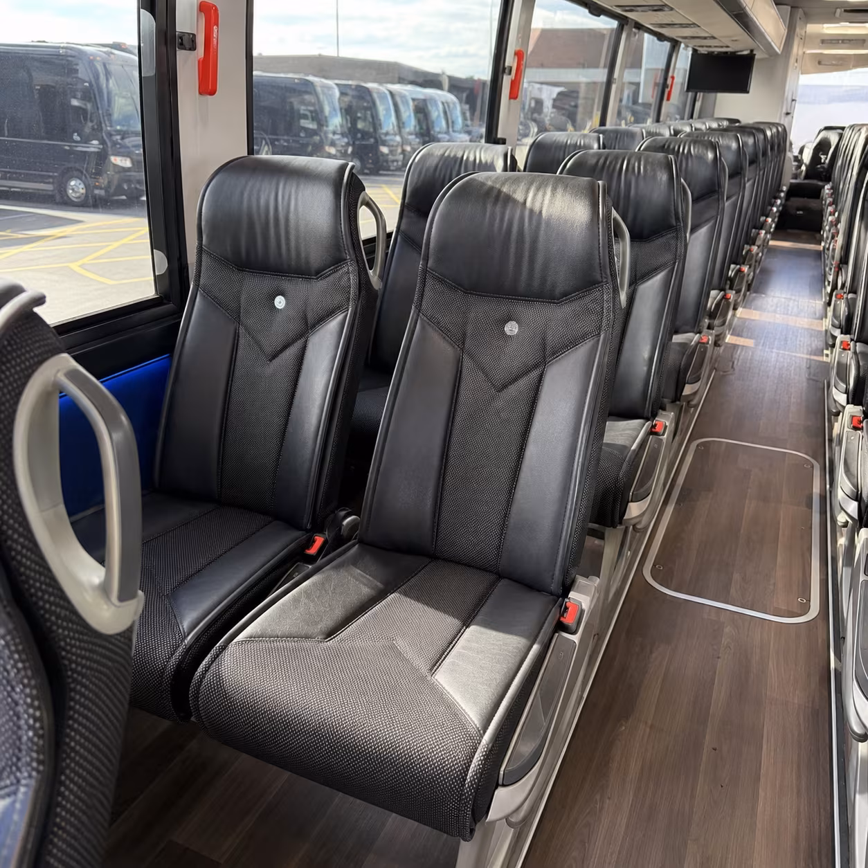 bethlehem 40 passenger charter bus interior