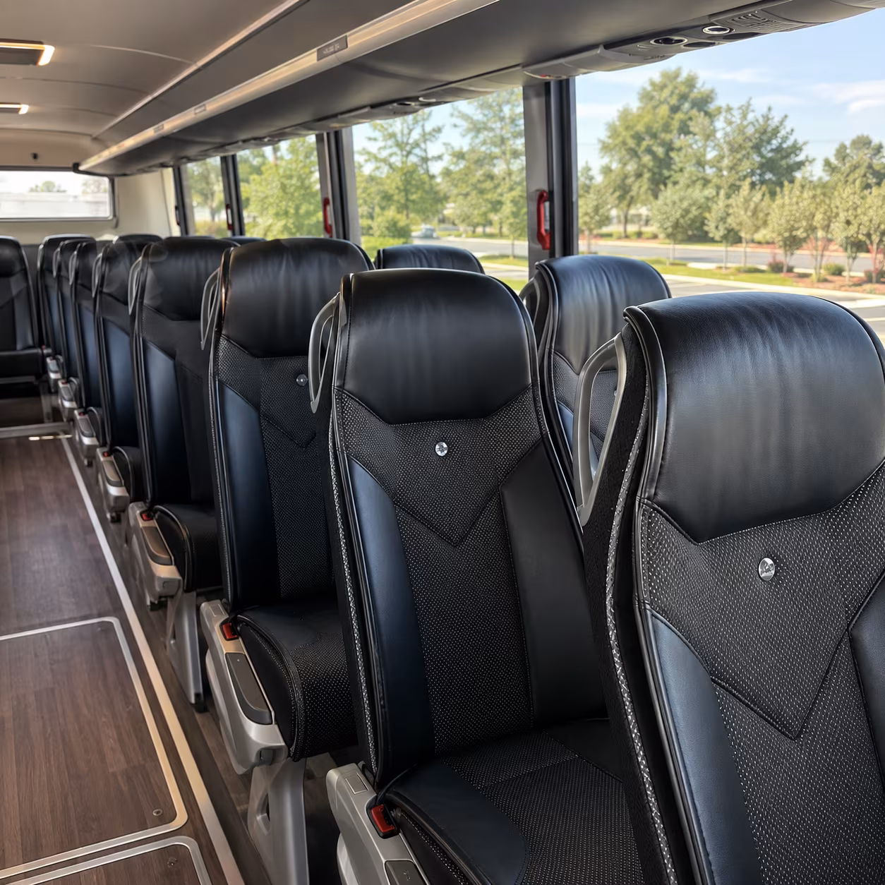 bethlehem 45 passenger charter bus interior