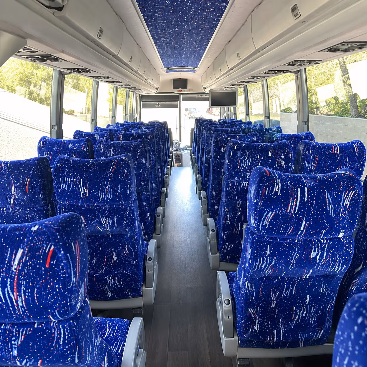 bethlehem 50 passenger charter bus interior