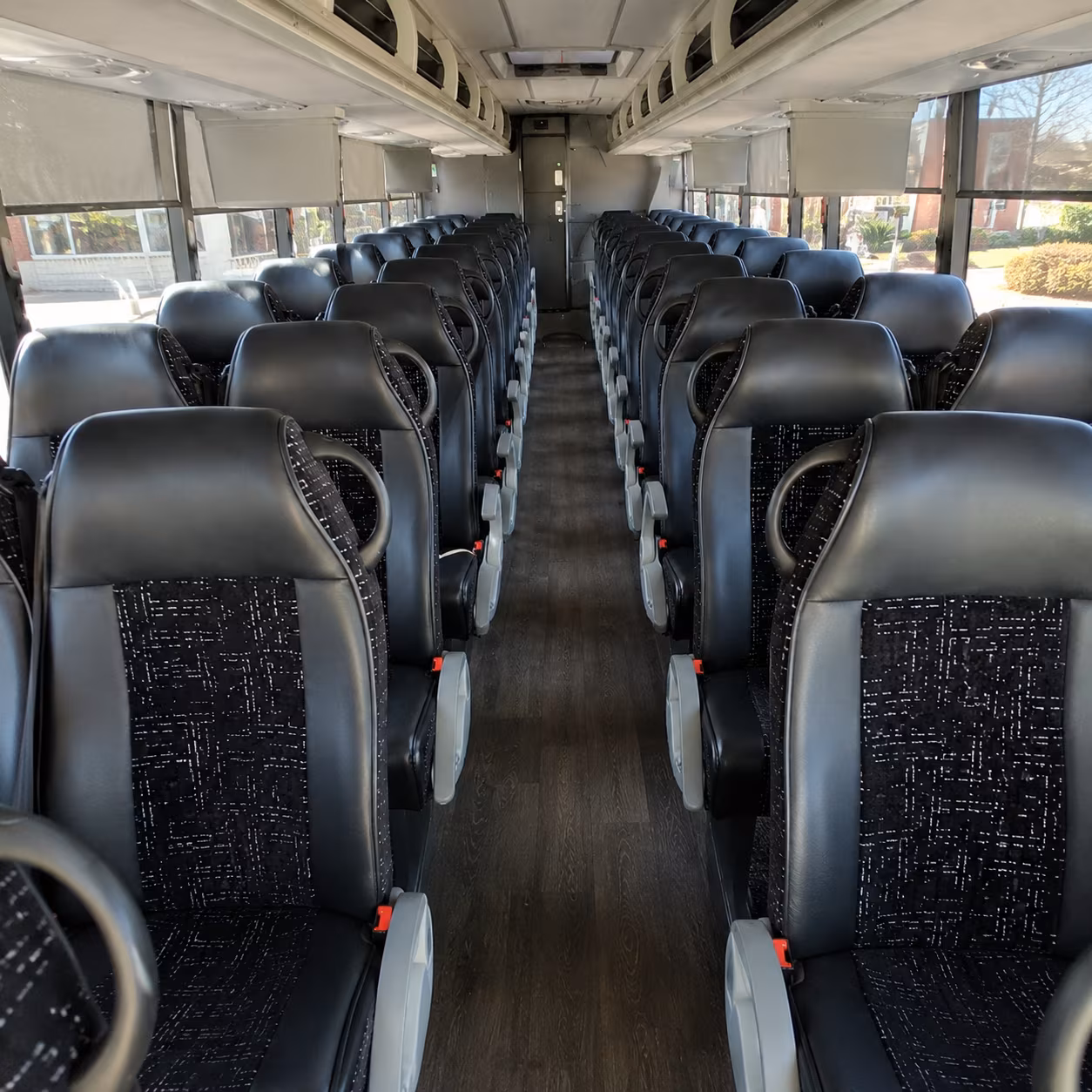 bethlehem 54 passenger charter bus inside