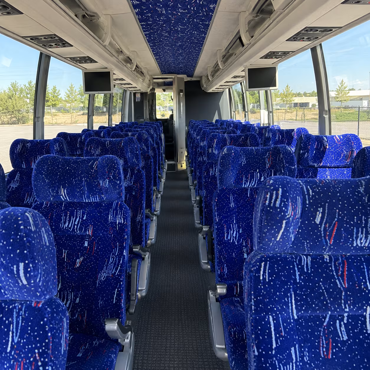 bethlehem 54 passenger charter bus interior