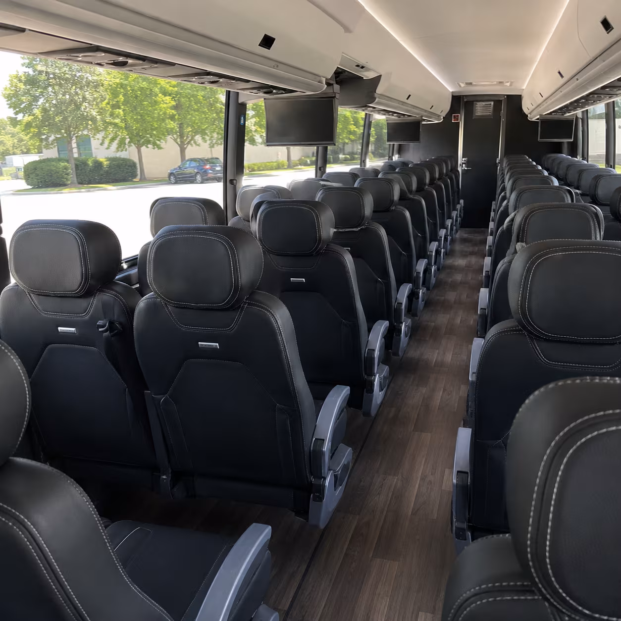 bethlehem 56 passenger charter bus interior